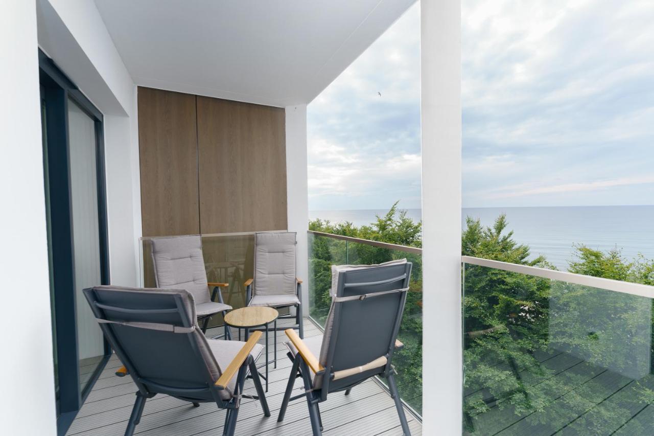 Apartament Kapitanski Z Widokiem Na Morze 4 Pietro - By Perlowa Przystan Rent Sianozety Bagian luar foto