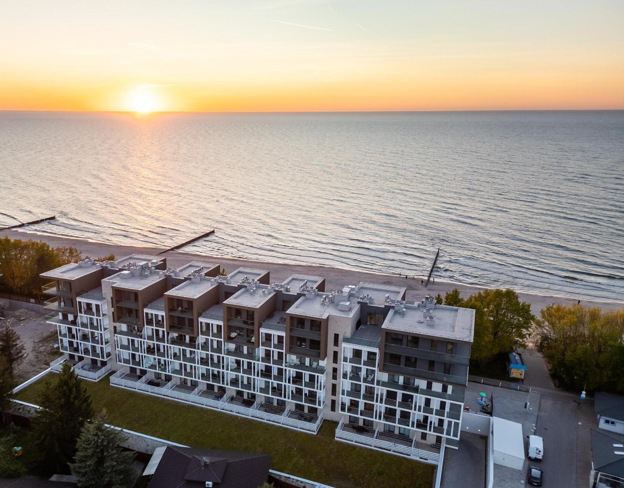 Apartament Kapitanski Z Widokiem Na Morze 4 Pietro - By Perlowa Przystan Rent Sianozety Bagian luar foto